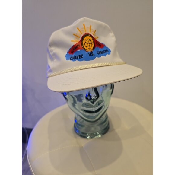 Vintage 1992 Julio Cesar Chavez V Hector MachoCamacho Baseball Hat NEW Deadstock - Picture 4 of 6